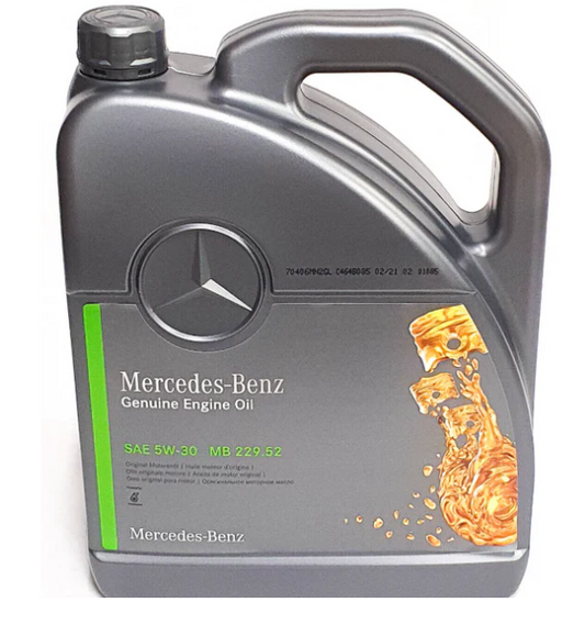 Mercedes-Benz Genuine 5L Engine Oil SAE 5W-30 MB 229.52